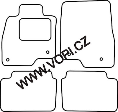 Textil-Autoteppiche Mazda 6 wagon 11/2012 - Colorfit (2857)